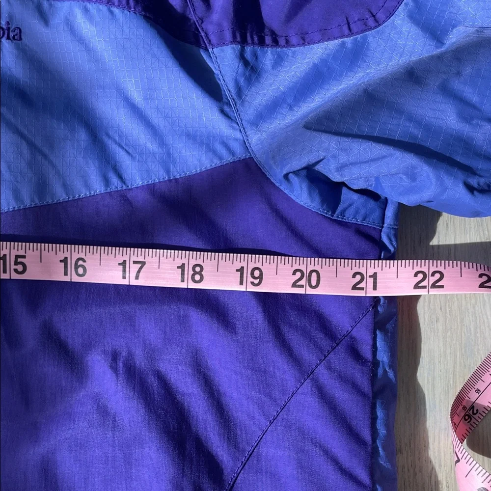 Columbia Kids Two-Tone Purple Raincoat - Picture 9 of 10